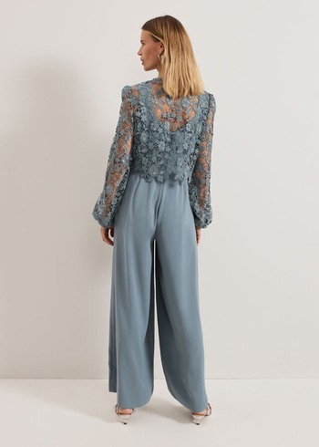 Phase Eight Vanessa Jumpsuit Blue USA | 0928365-VE